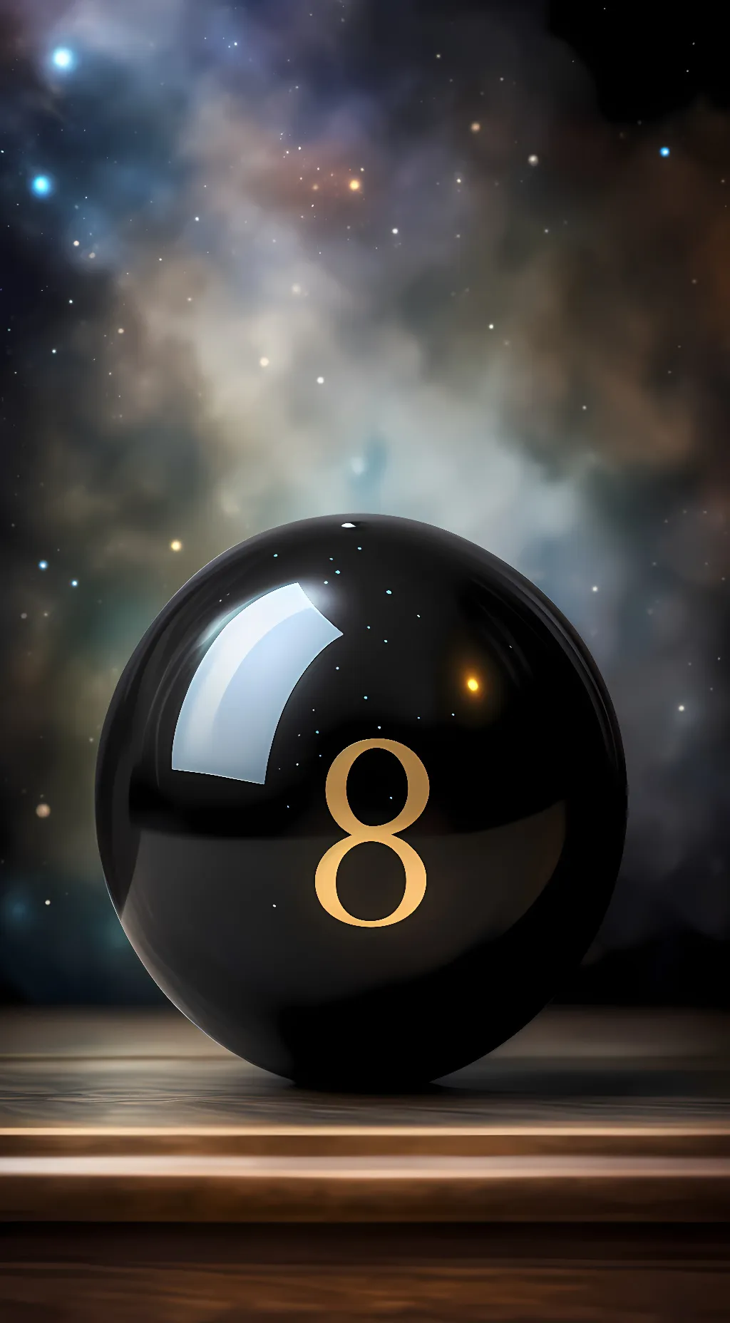 ai character: Magic 8 Ball background