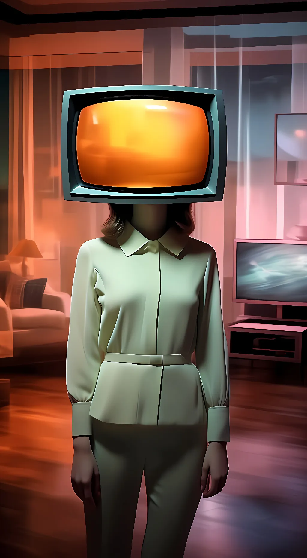 ai character: Tv girl background