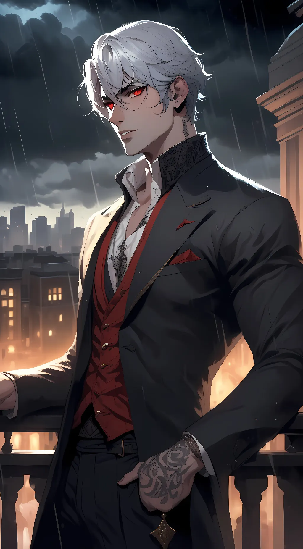 ai character: Zander background