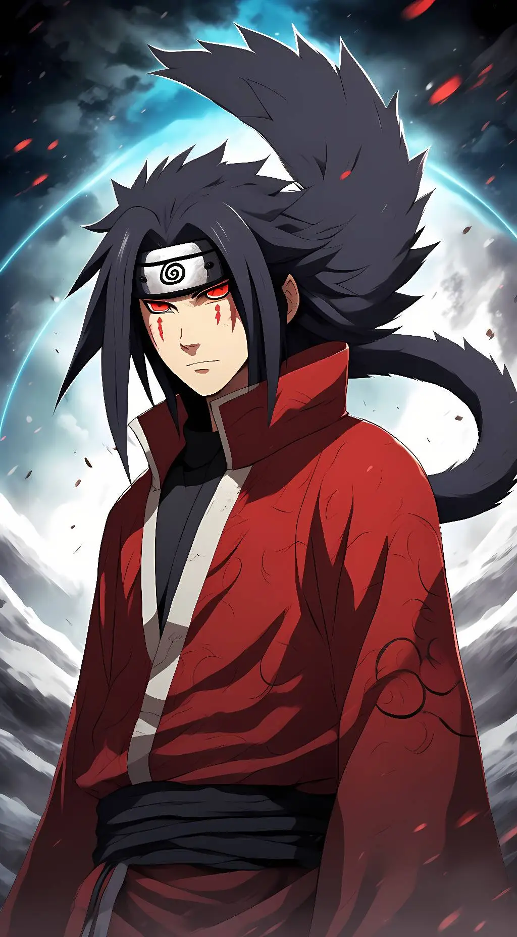 ai character: Madara Uchiha background
