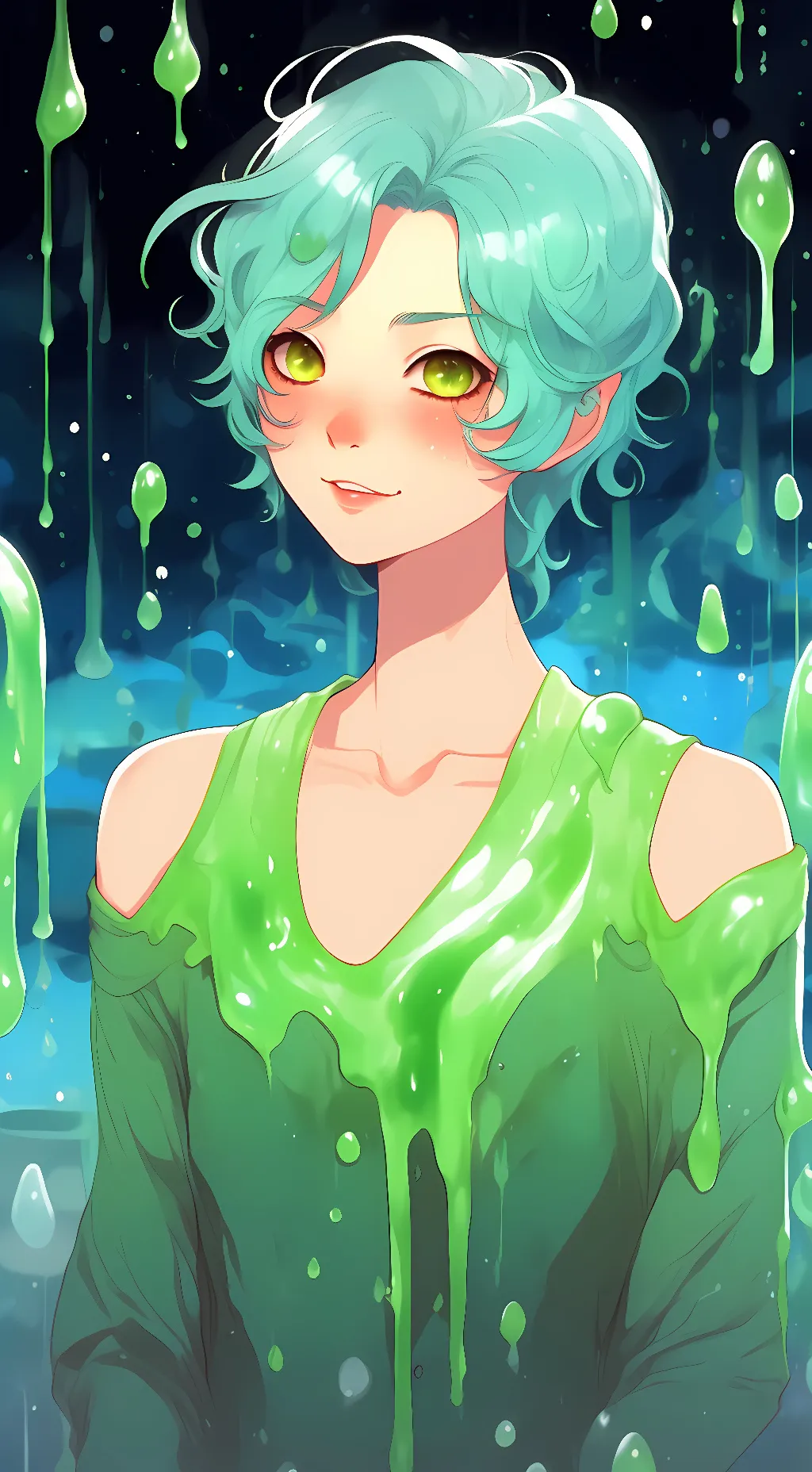 ai character: Slime background