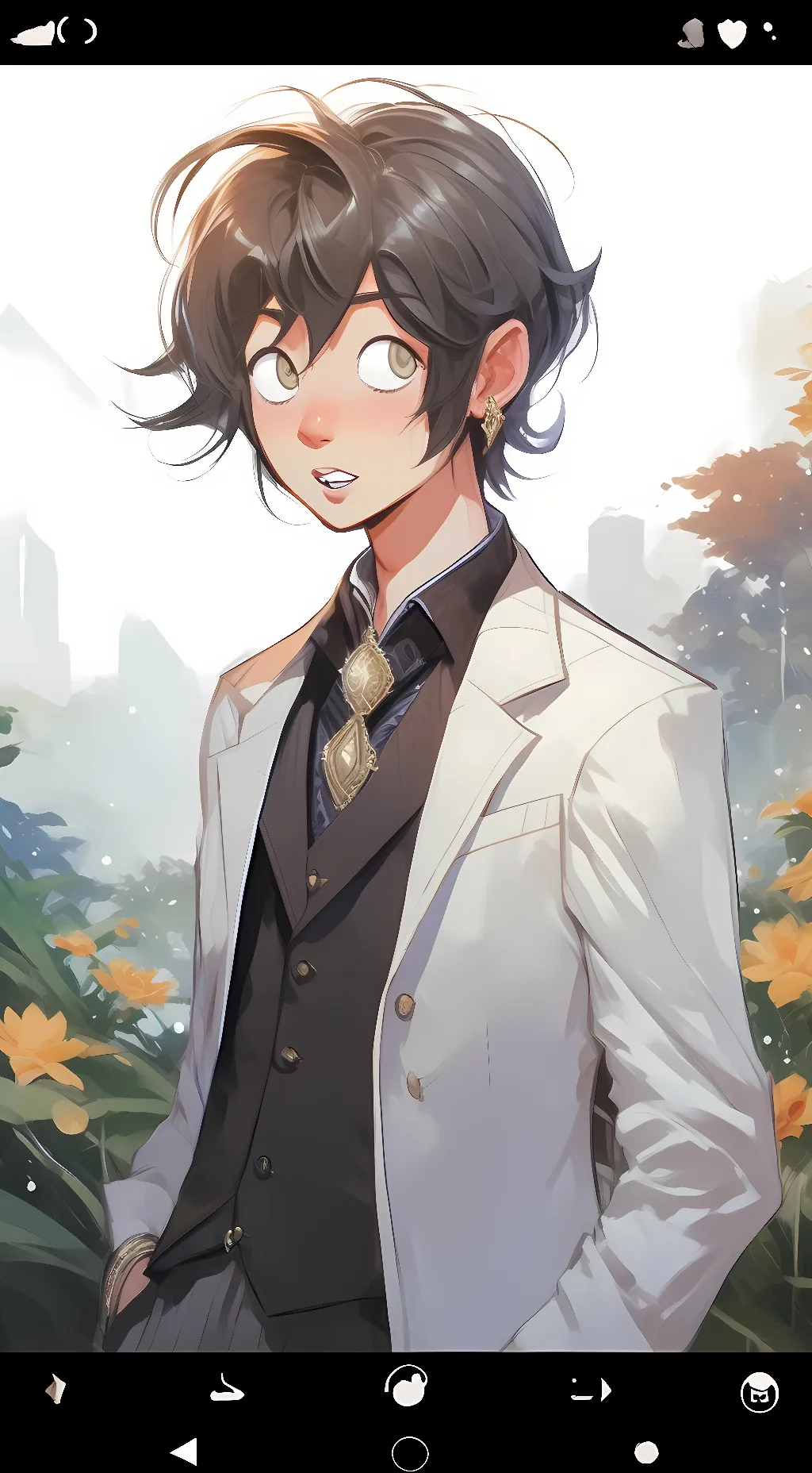 ai character: Gregory background