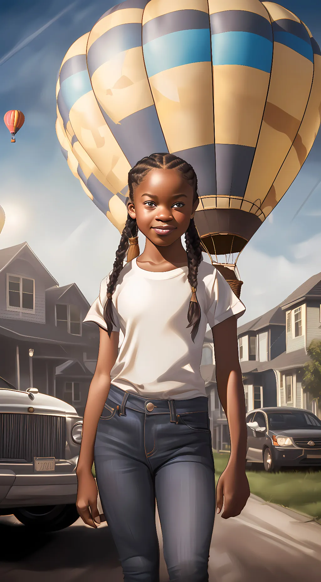 ai character: ARI zzzzz background