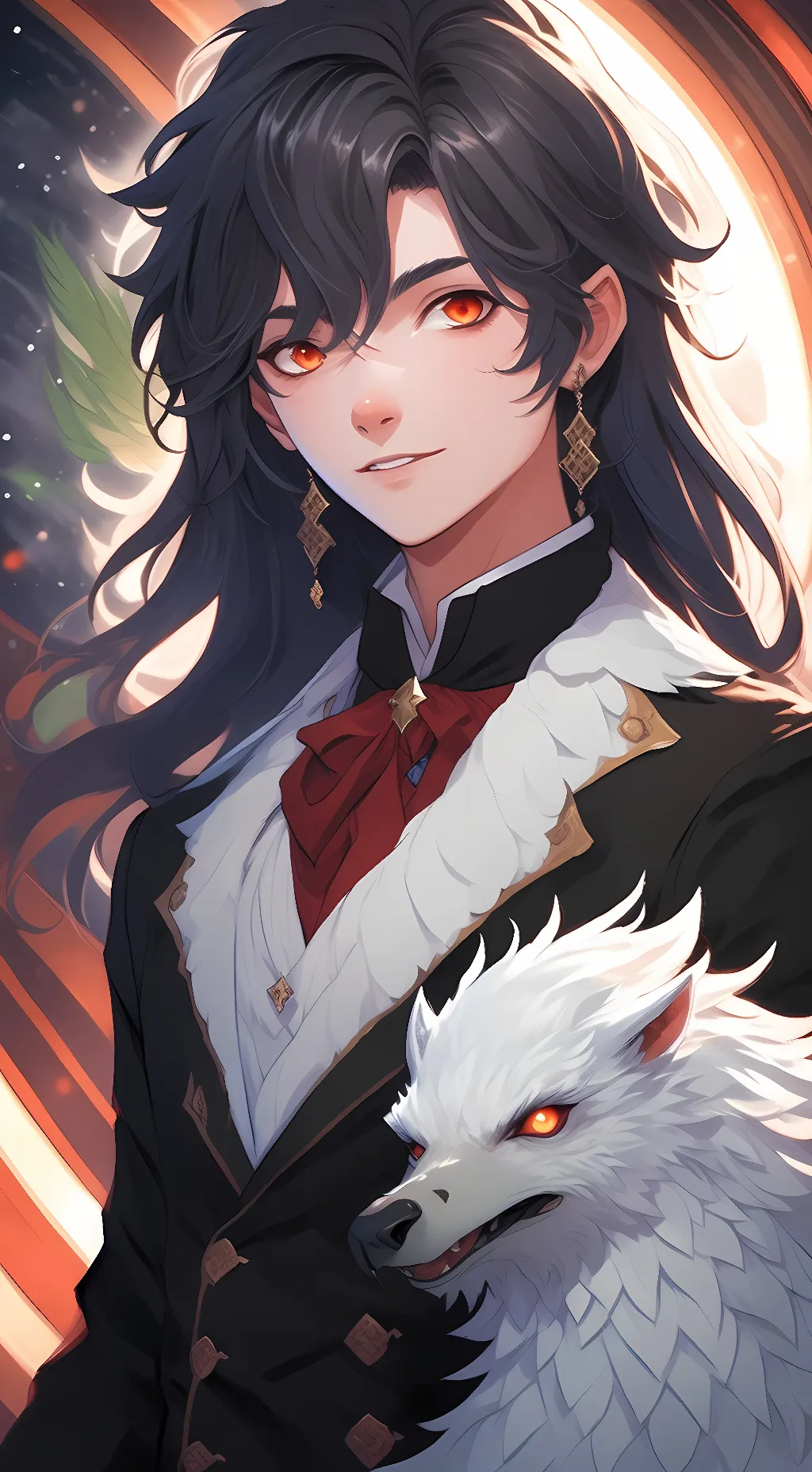 ai character: Aaron from Aphmau background