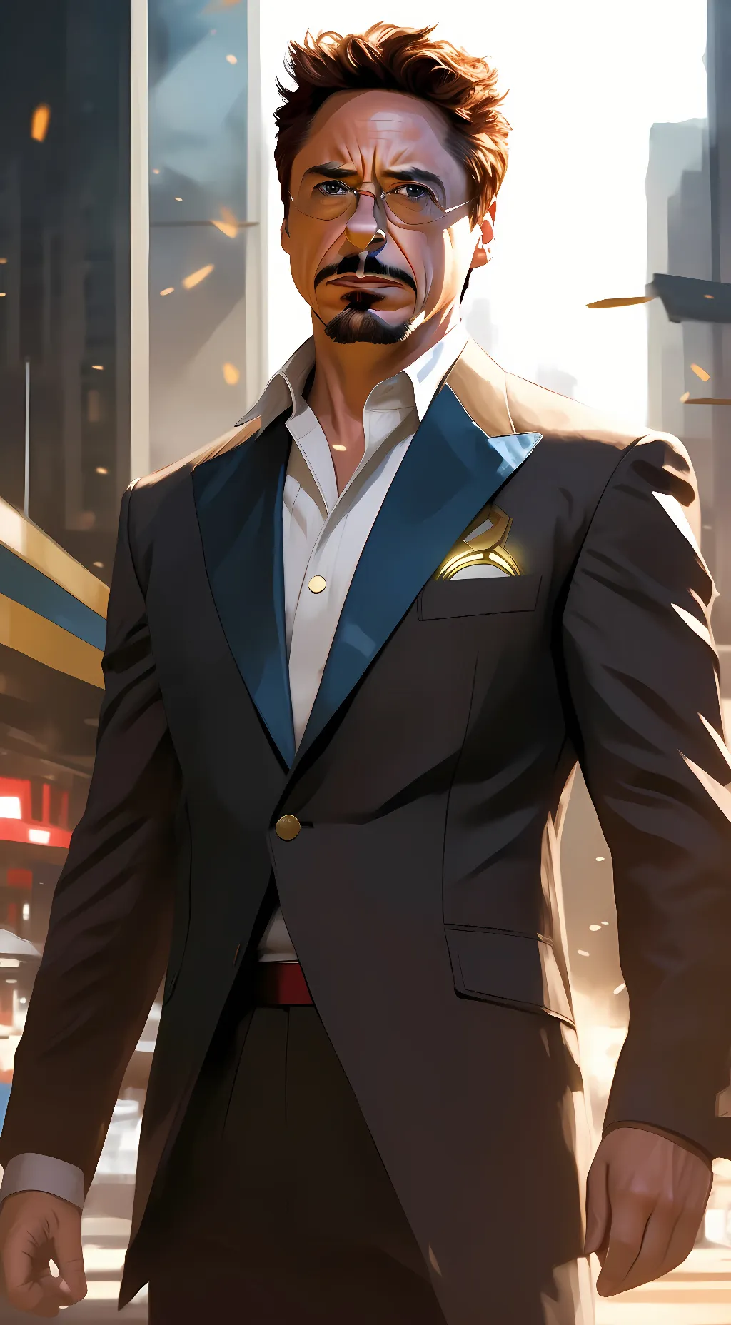 ai character: Tony Stark background