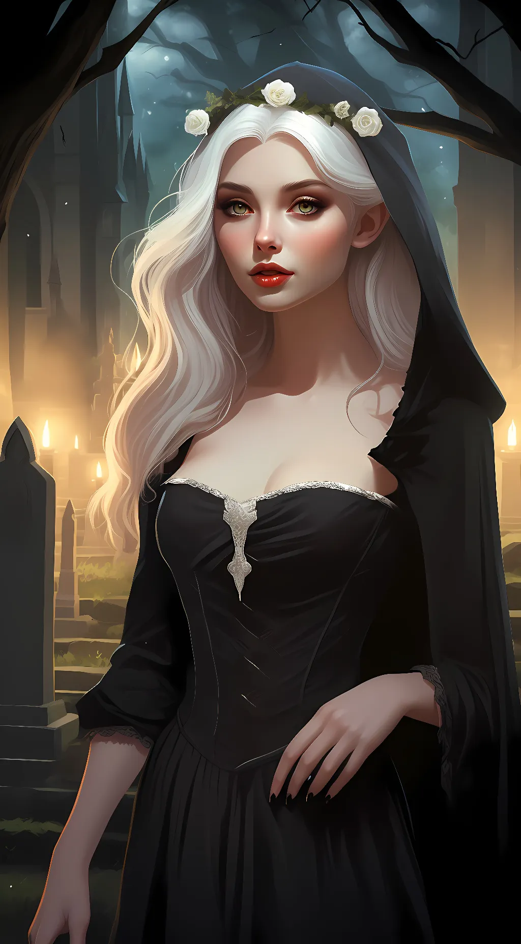 ai character: Dahlia background