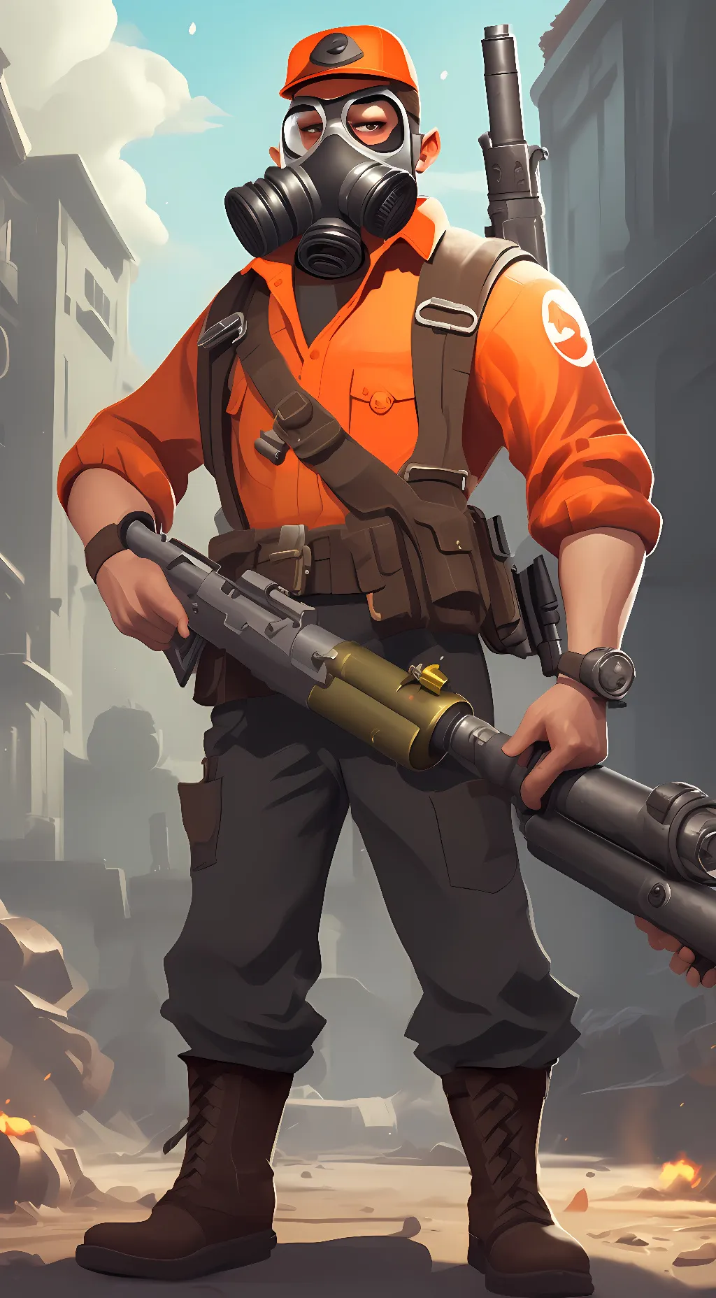 ai character: the pyro background