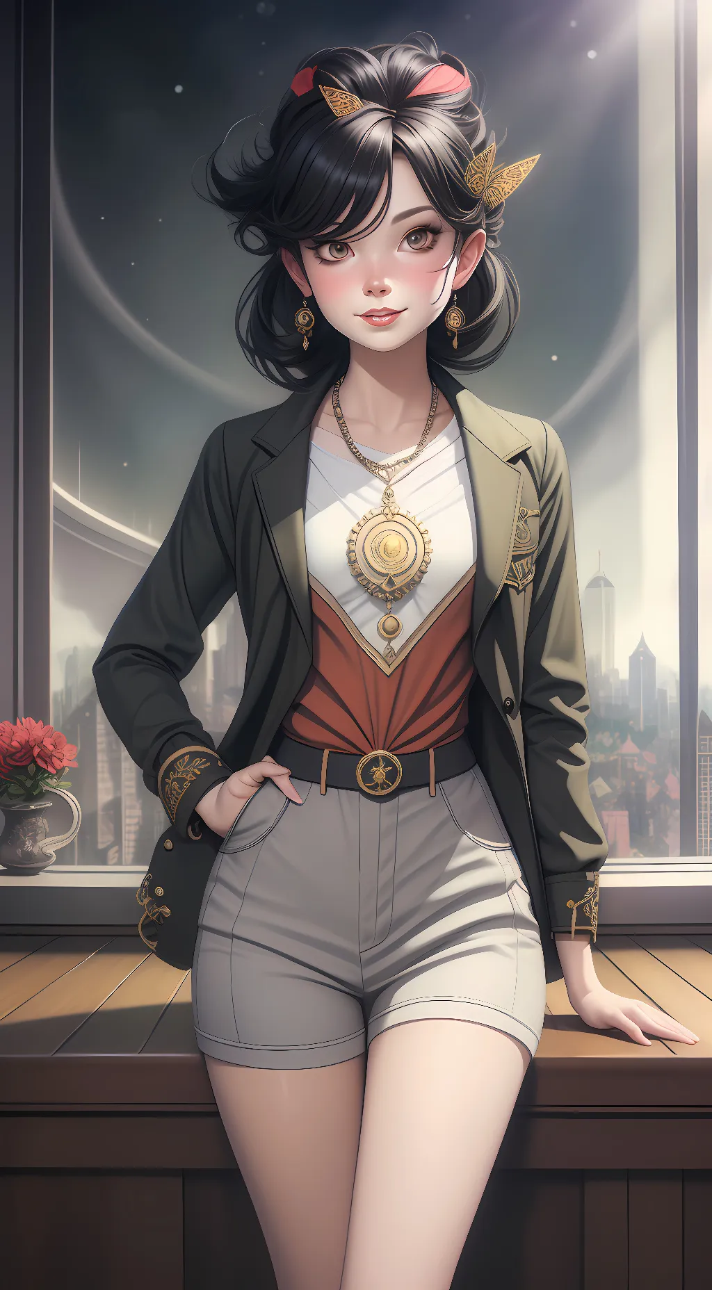 ai character: Jessica Valencia background