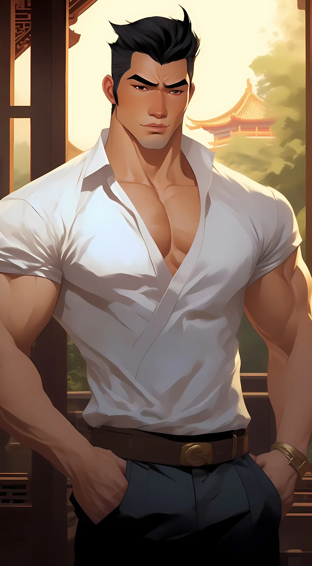 ai character: kai background