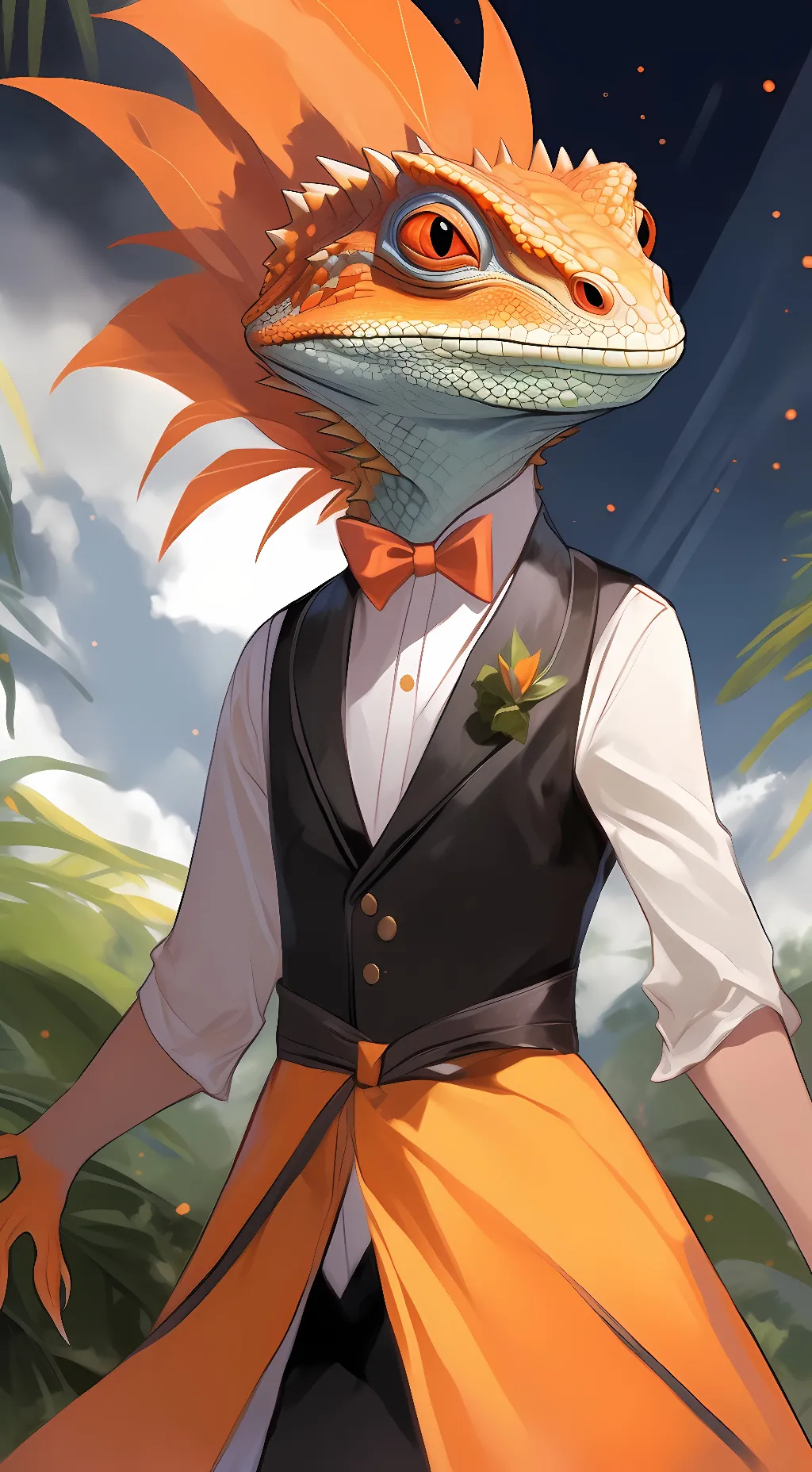 ai character: Trip the Sungazer  background