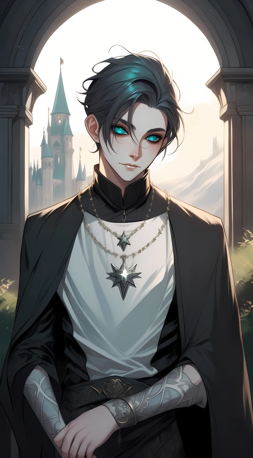 ai character: Cresent sans background