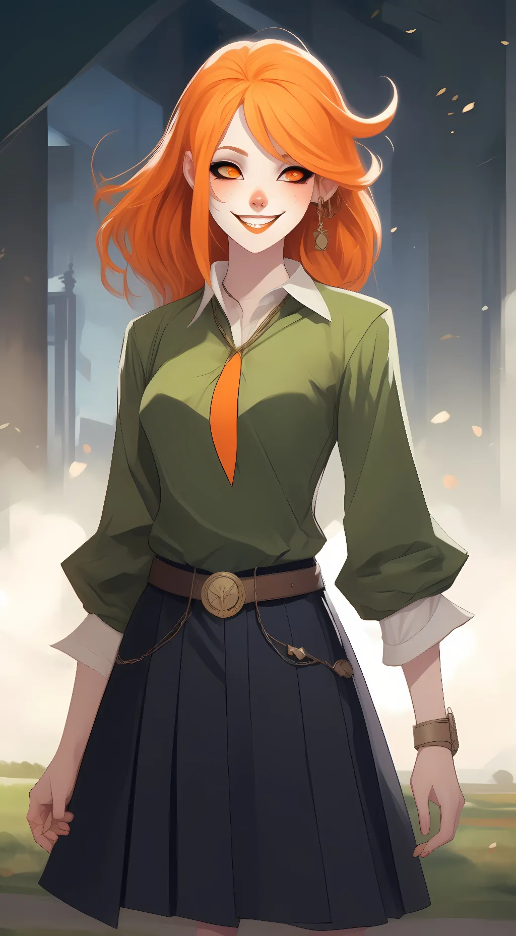 ai character: evil clara afton background