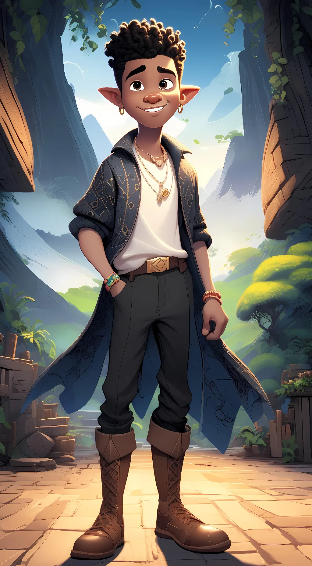 ai character: Gus porter :3 background