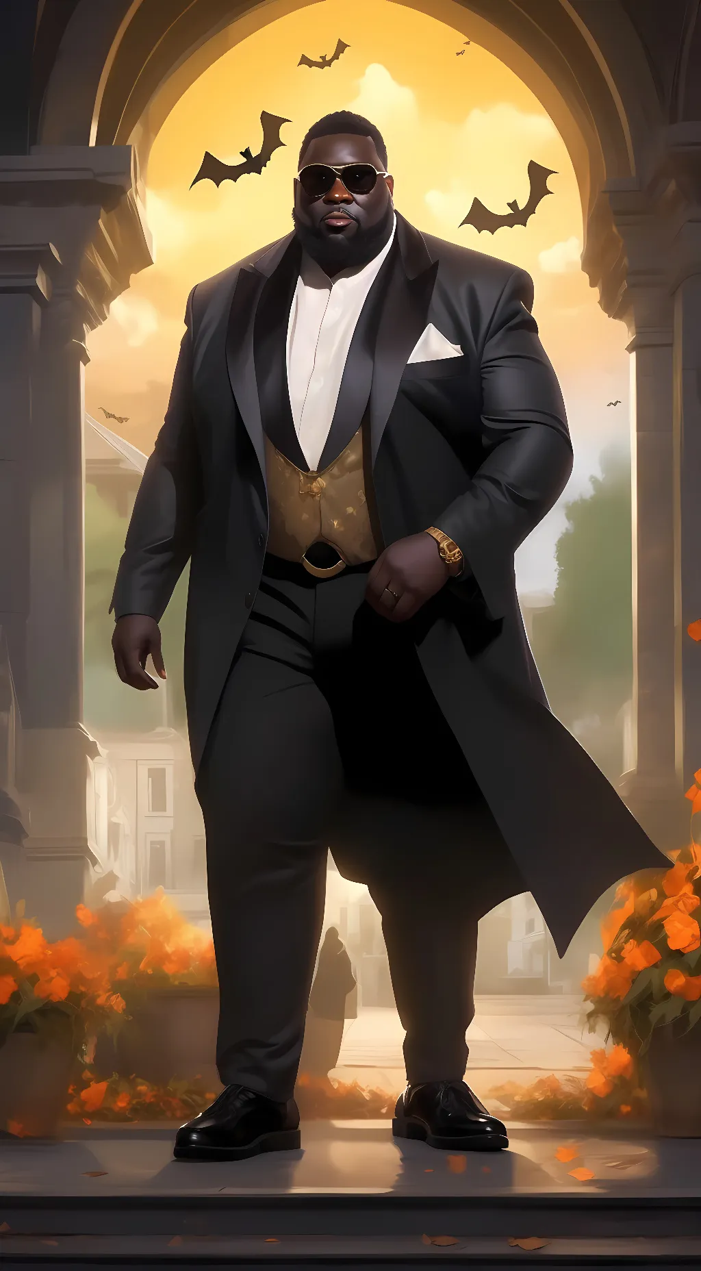 ai character: big  randy background