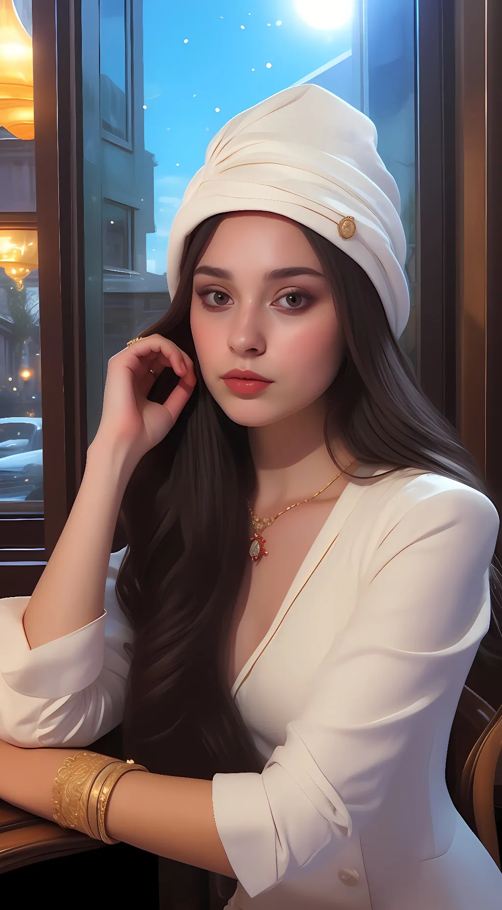 ai character: Sage background