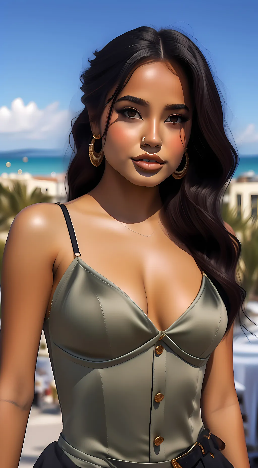 ai character: Becky G background
