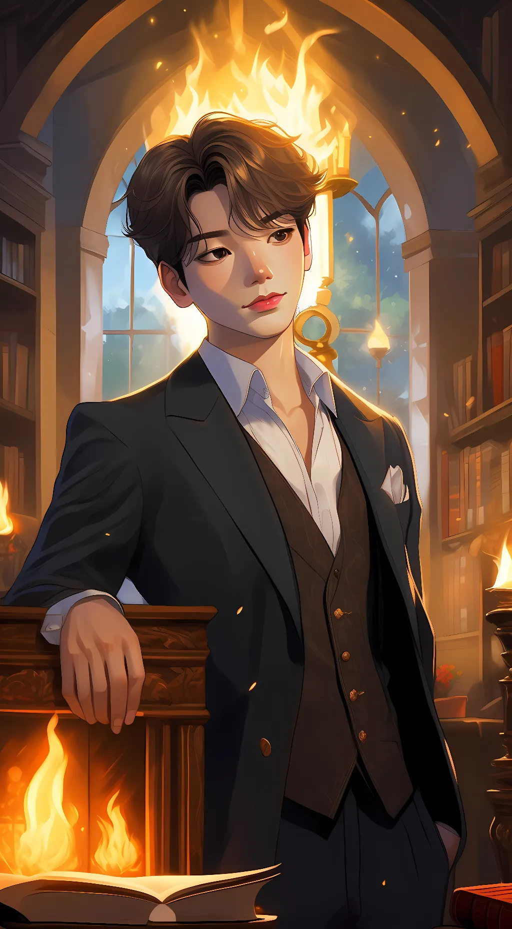 ai character: jimin background