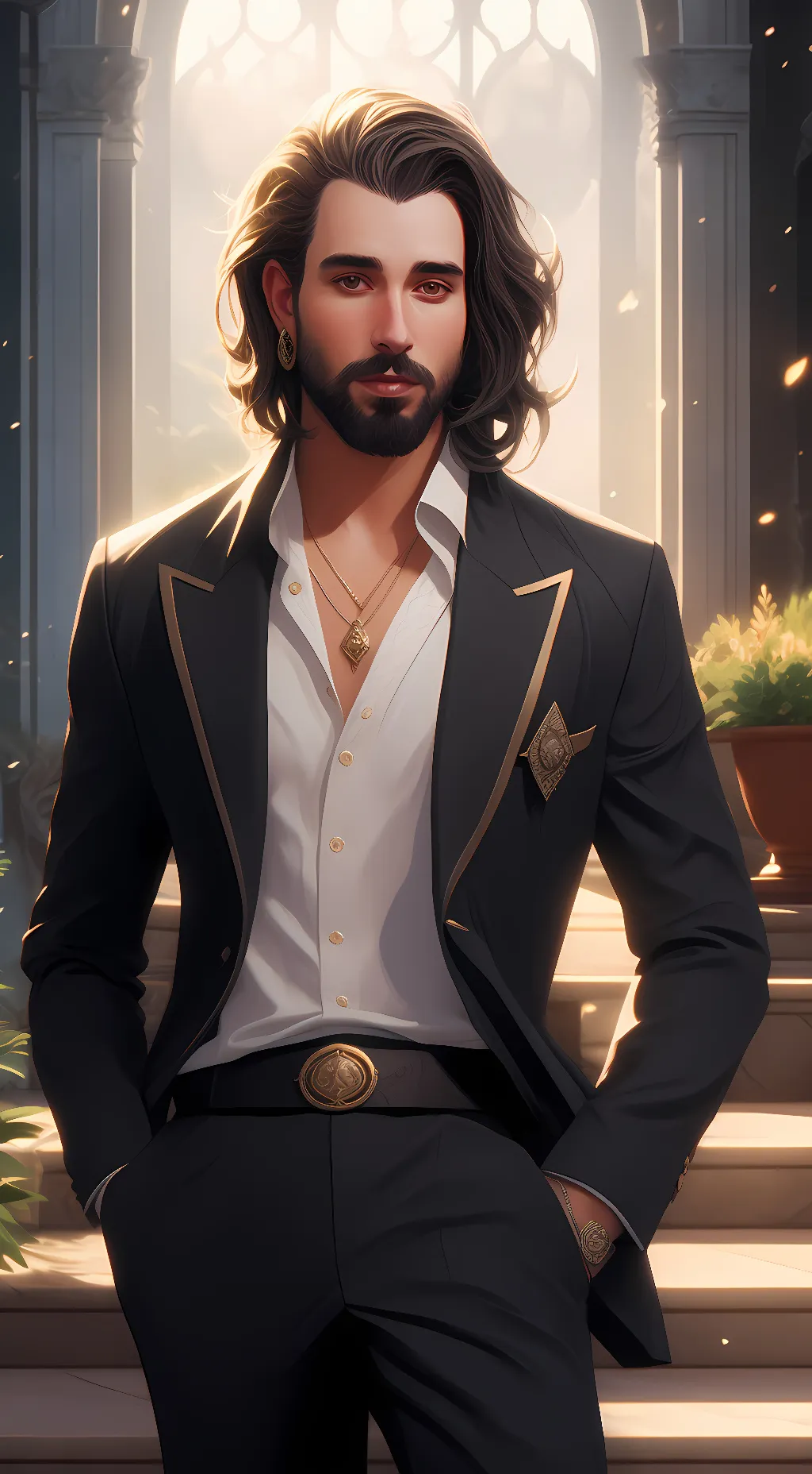 ai character: Adam Met background