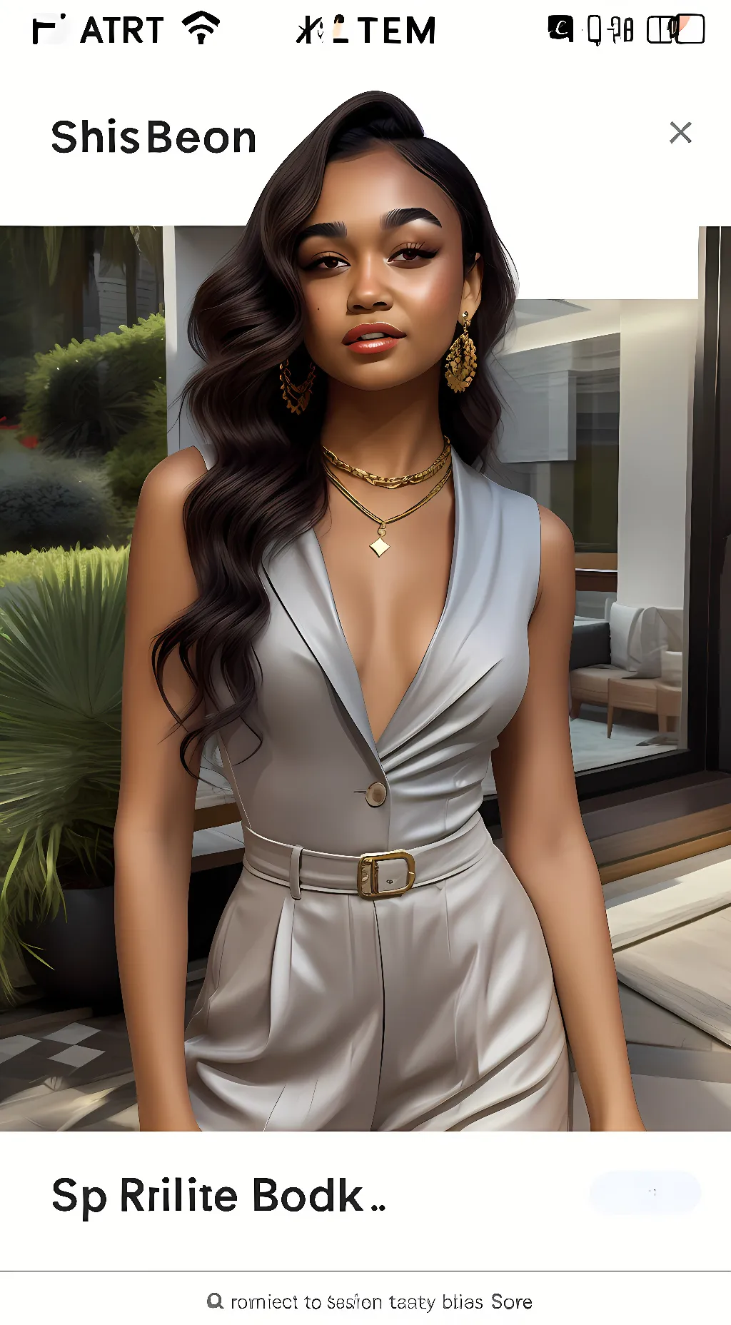 ai character: madison bailey background