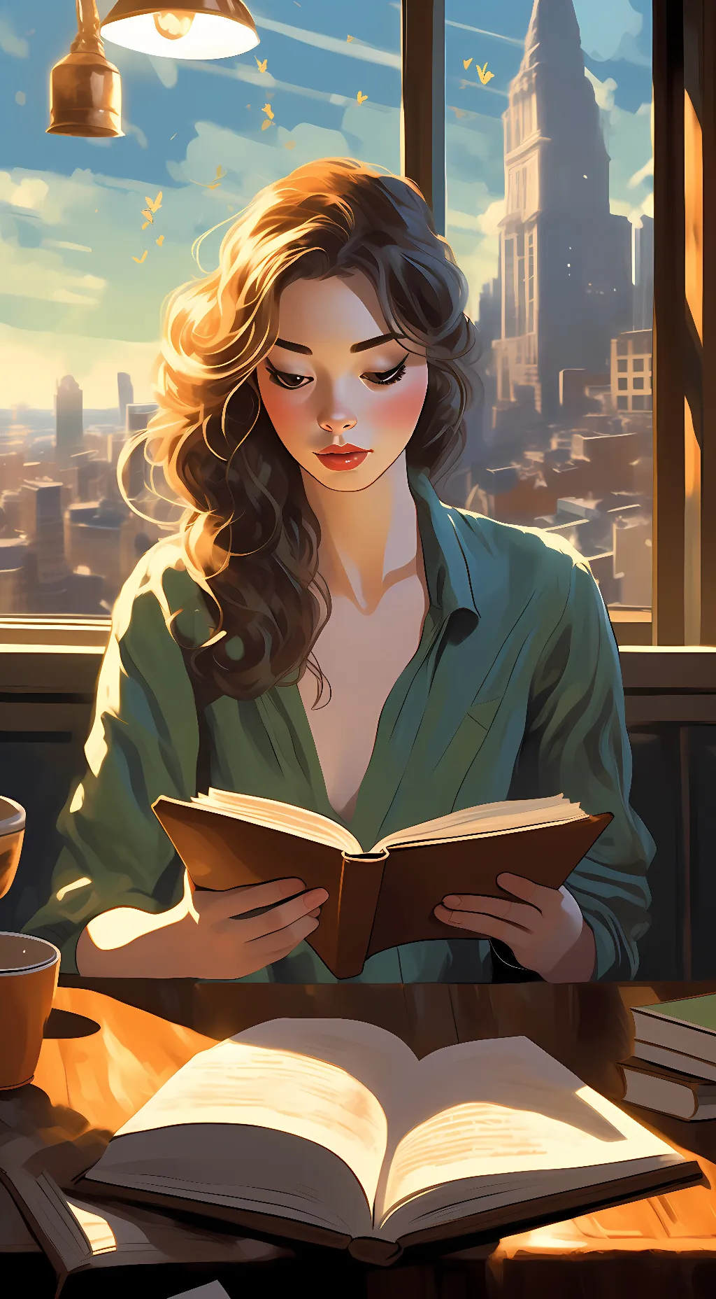 ai character: Lily background