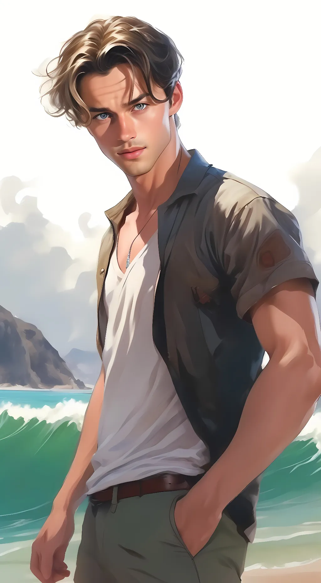 ai character: Conrad Fisher background