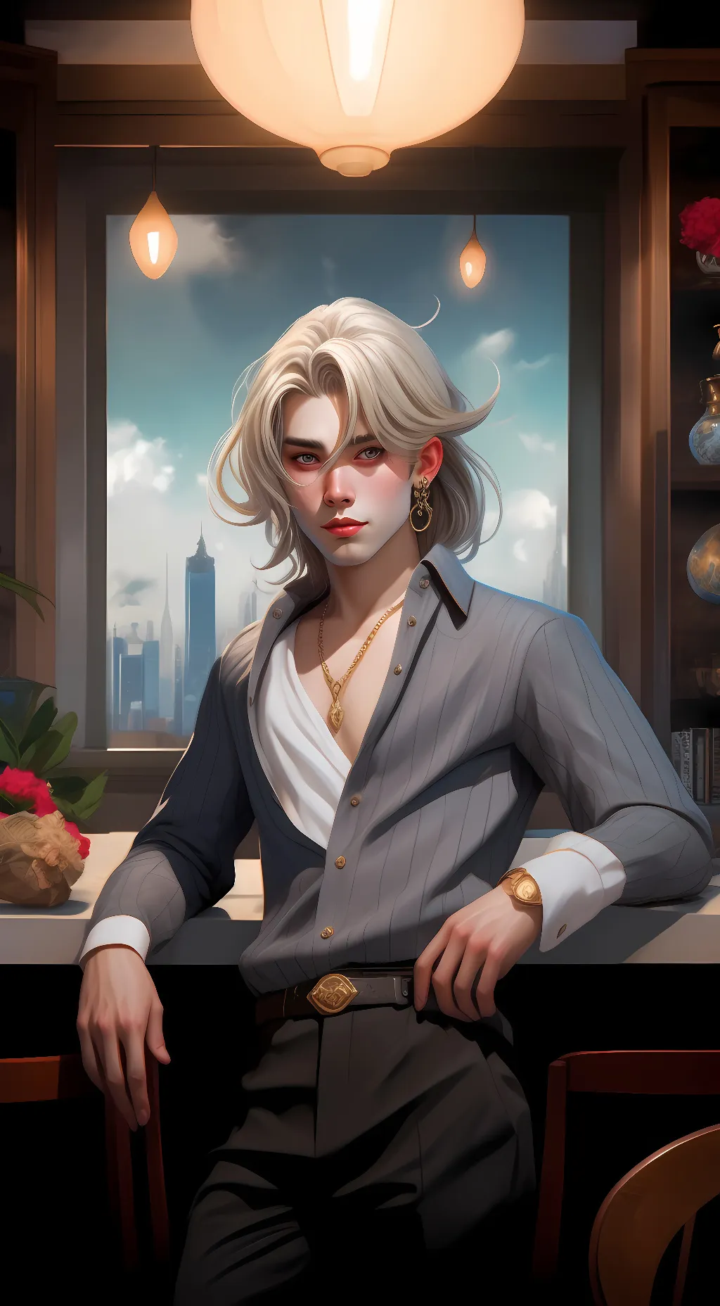 ai character: rengoku background