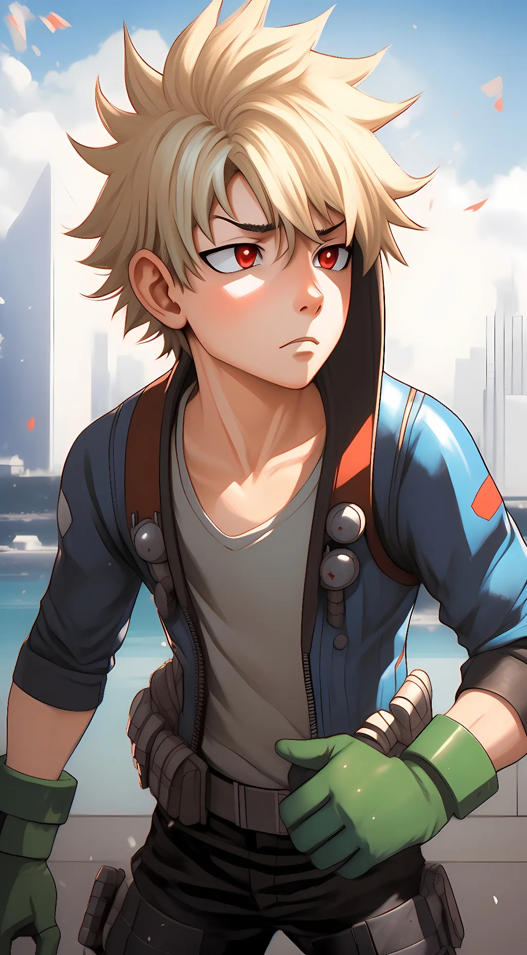 ai character: Bakugo background
