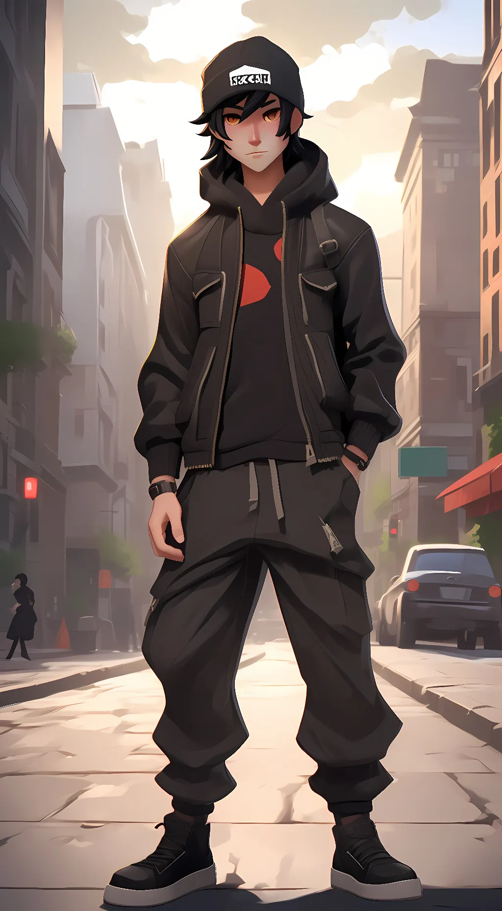 ai character: Rash background