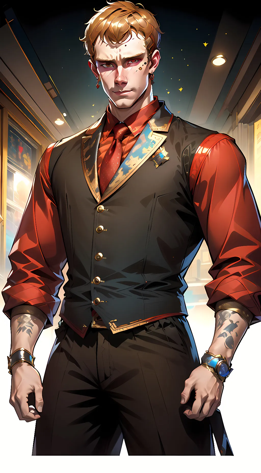 ai character: Ryan McKay  background