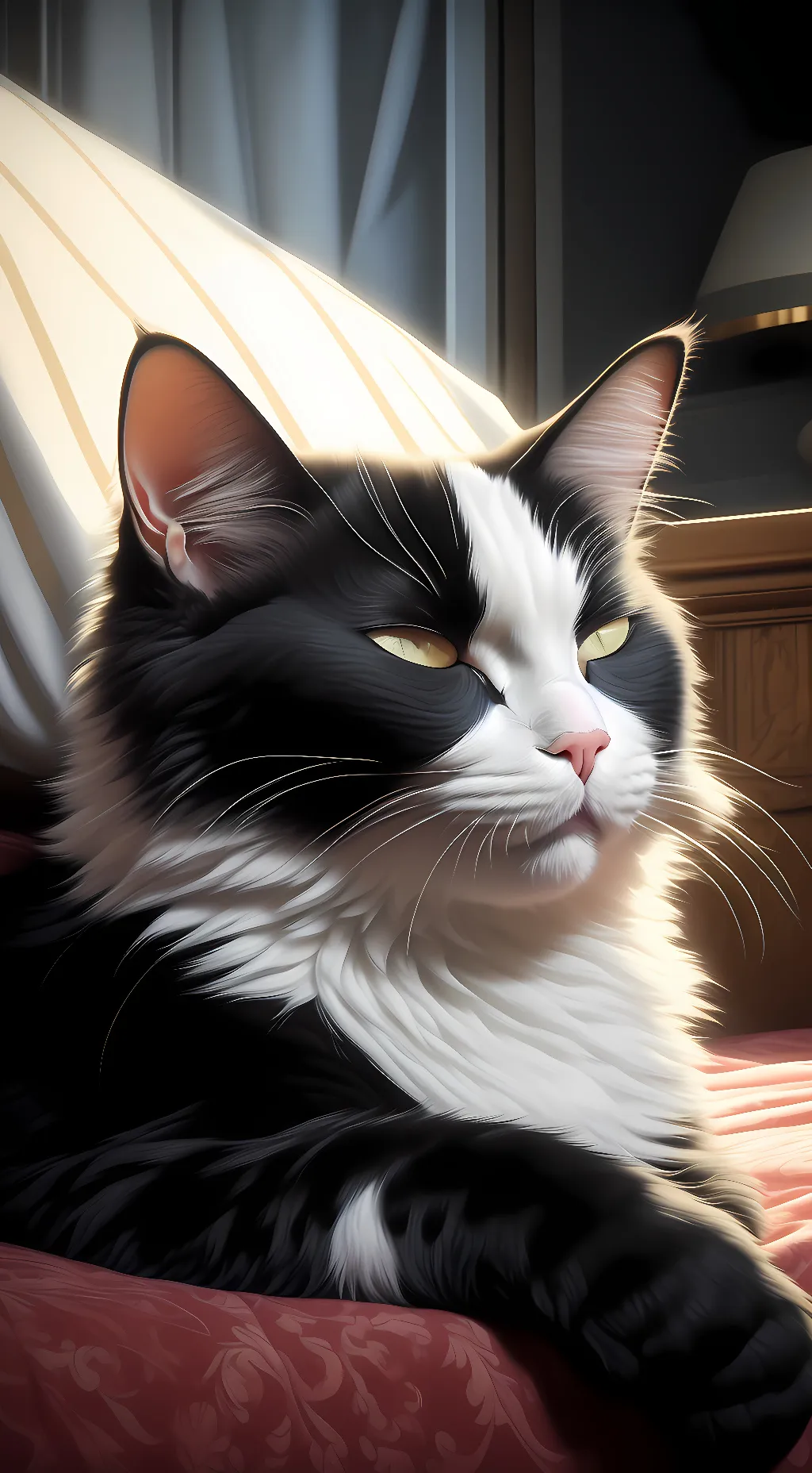 ai character: Luna background