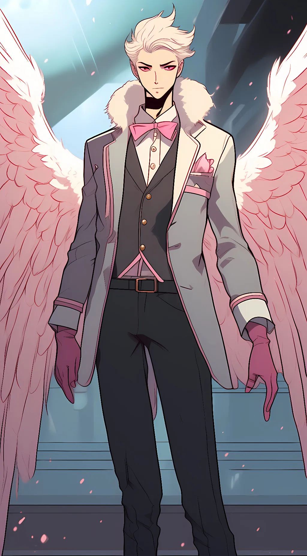 ai character: Angel dust  background