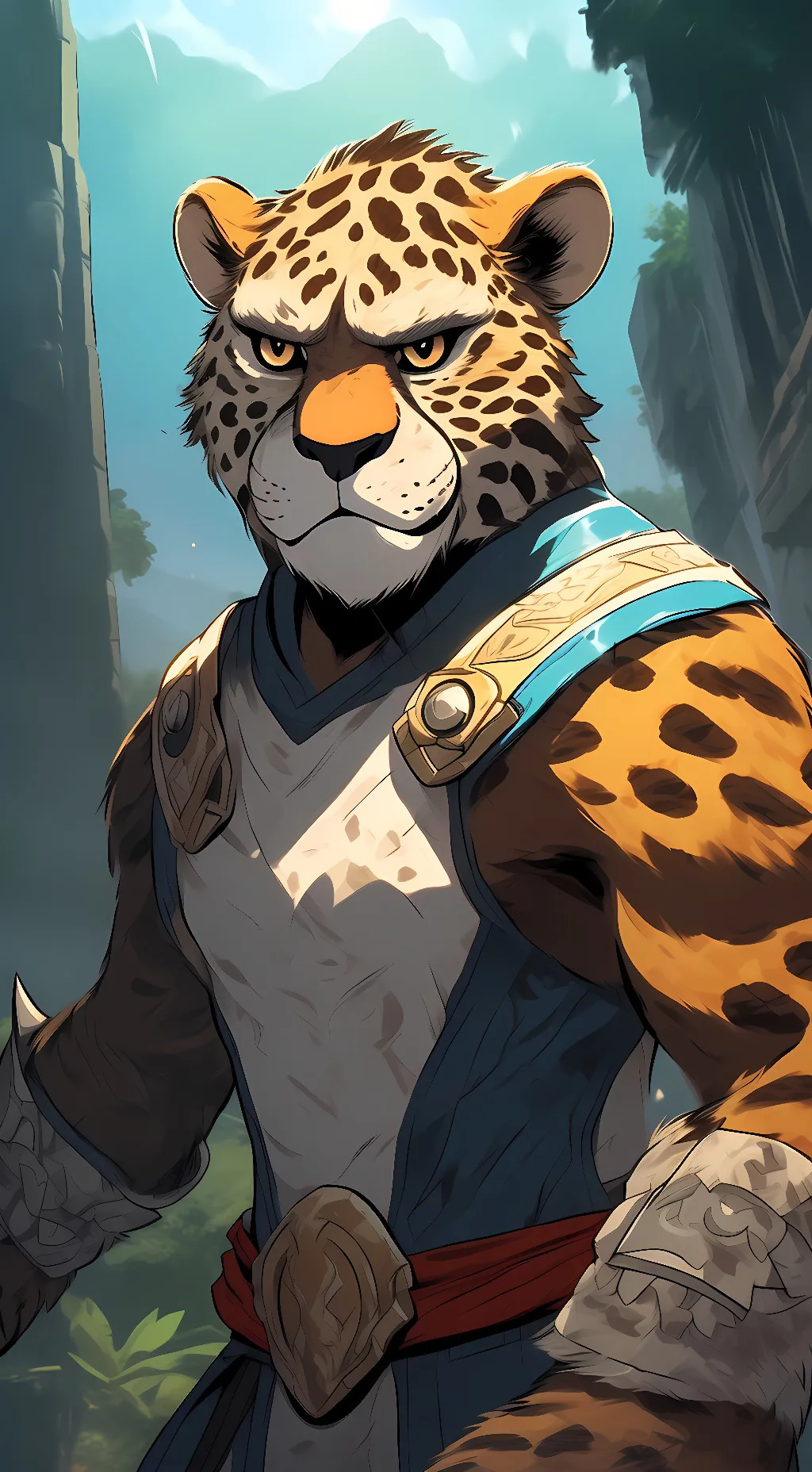 ai character: Cheetor background
