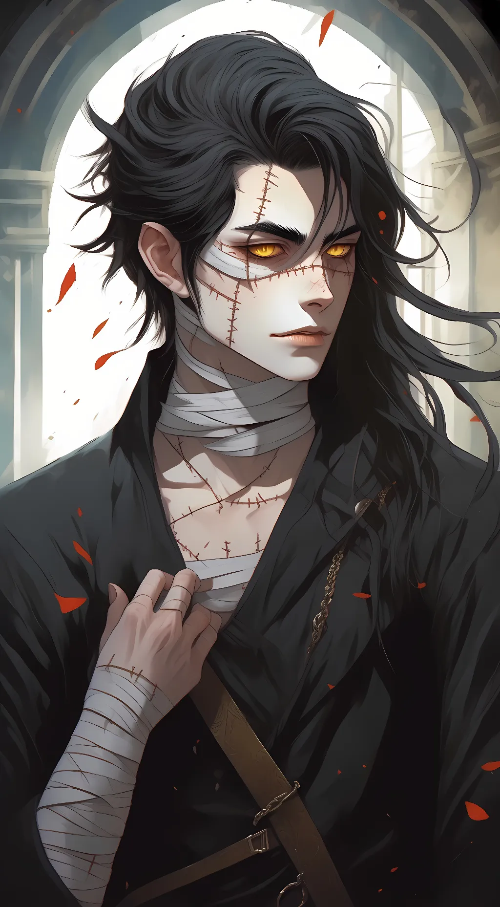 ai character: Dante  background