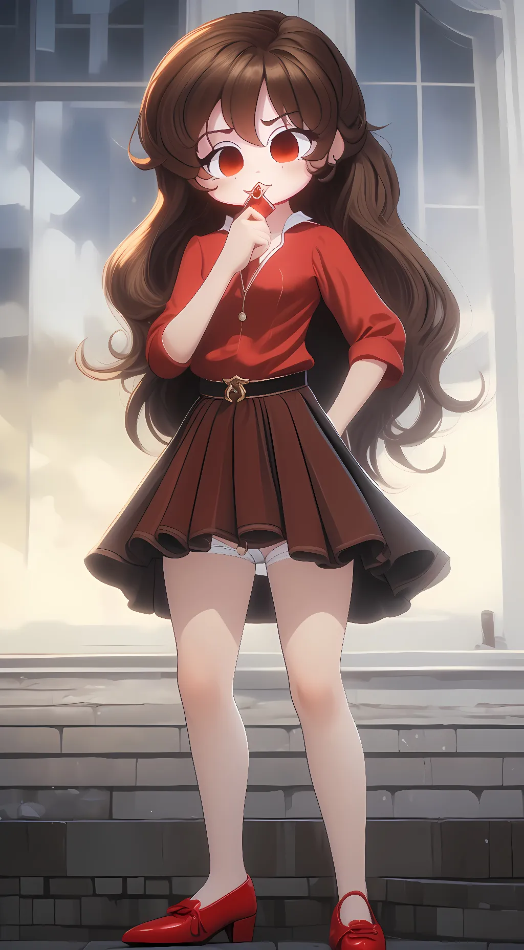 ai character: Girlfriend fnf background