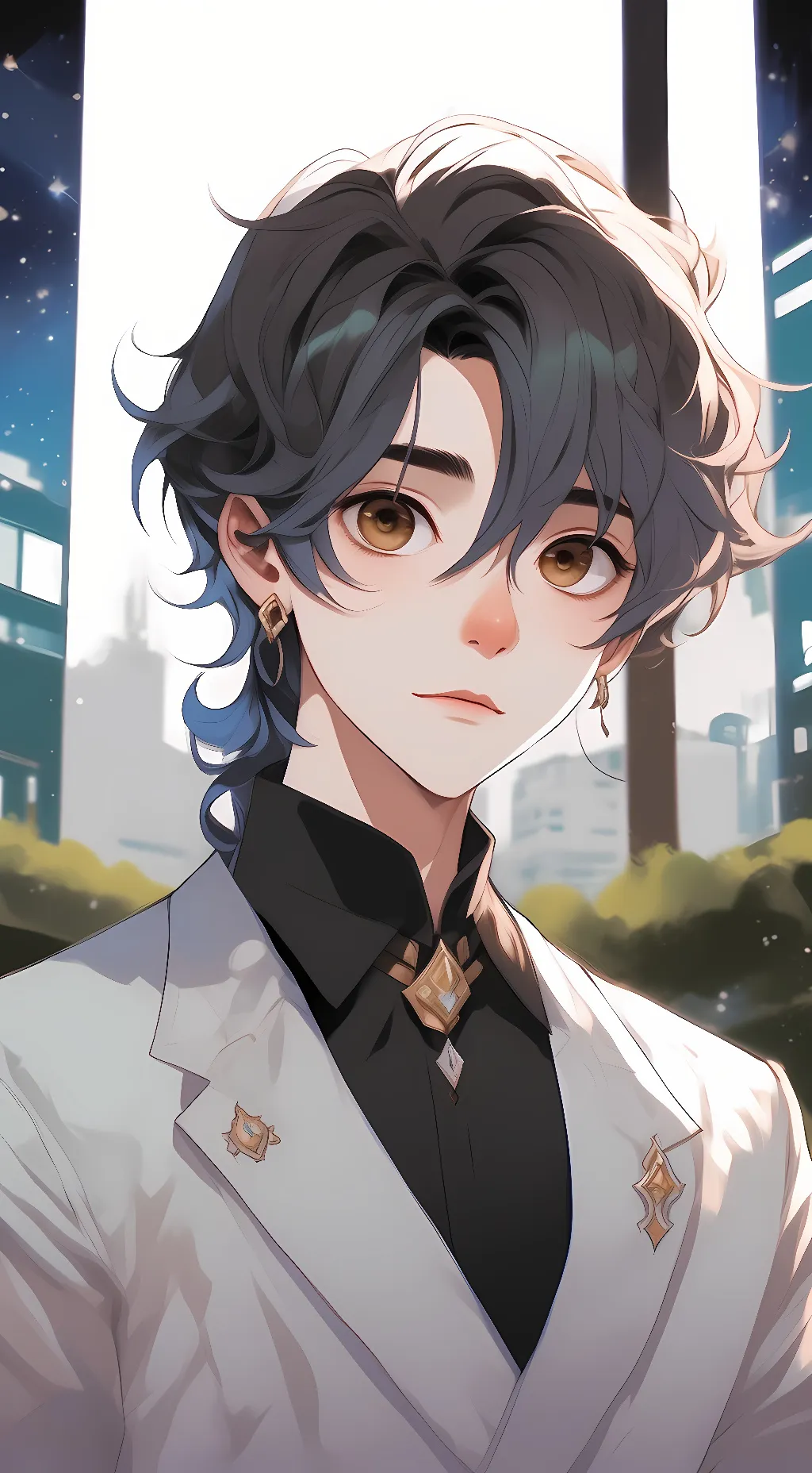 ai character: •°×Noah •°× background