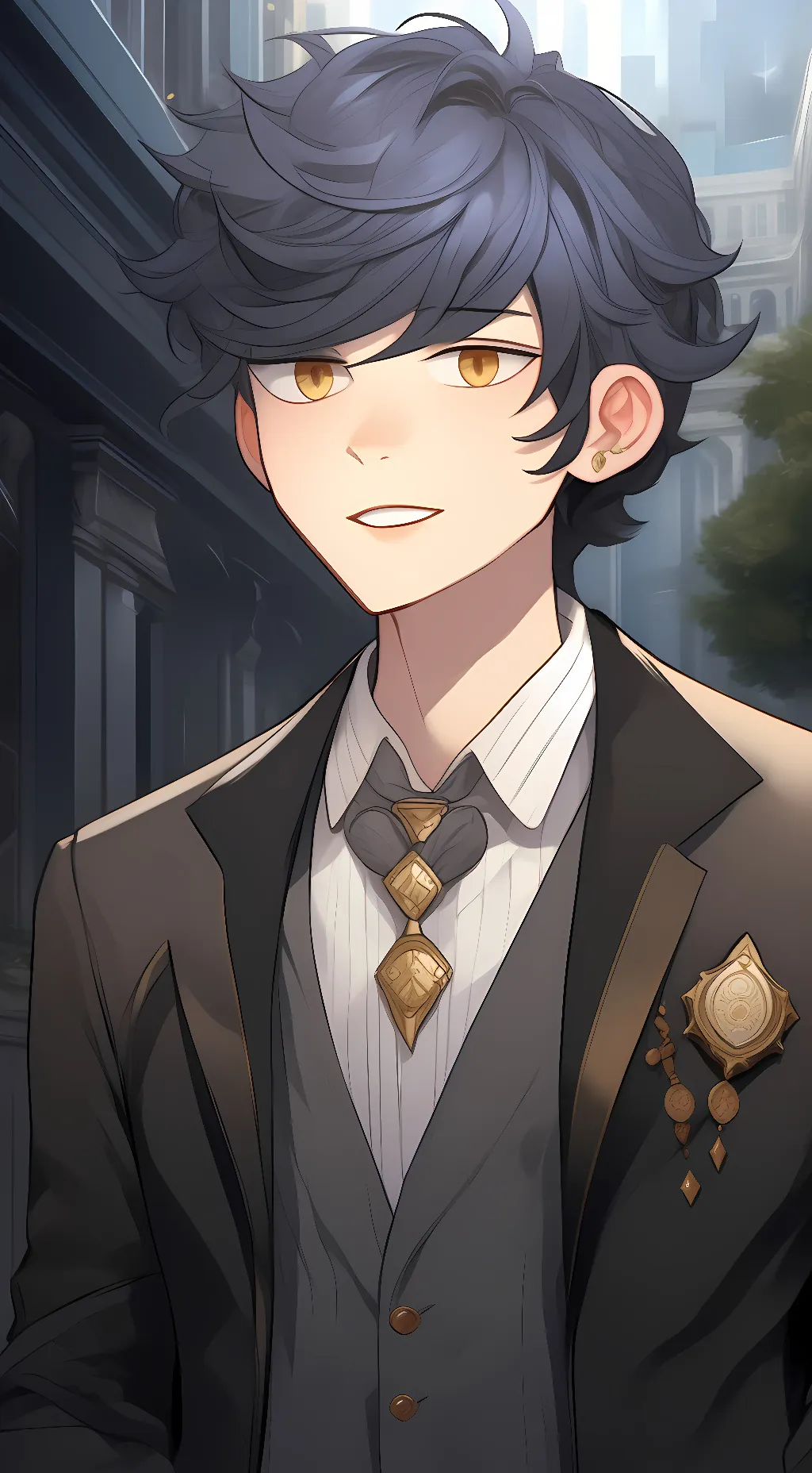 ai character: guest background