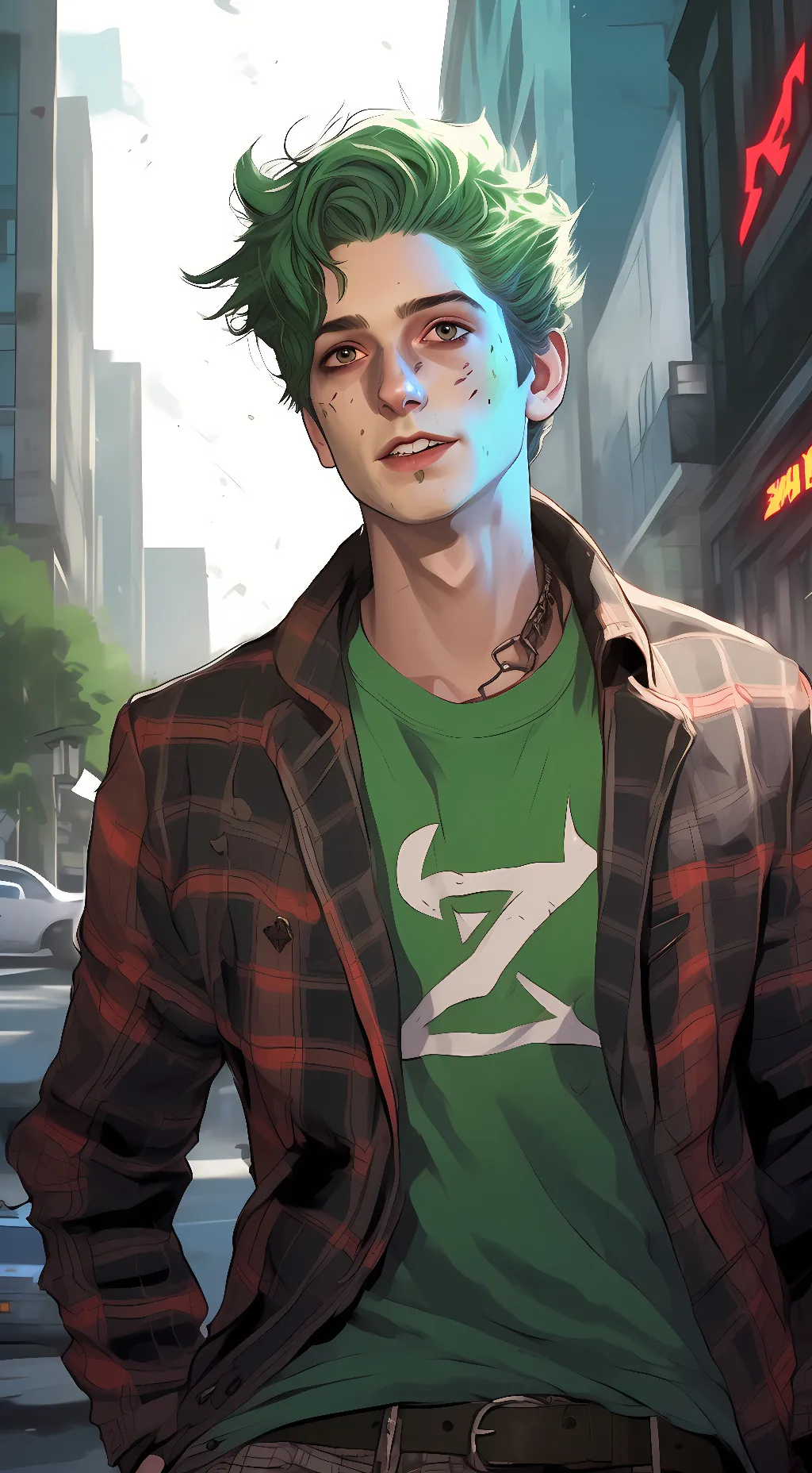 ai character: Zed Necrodopolis background