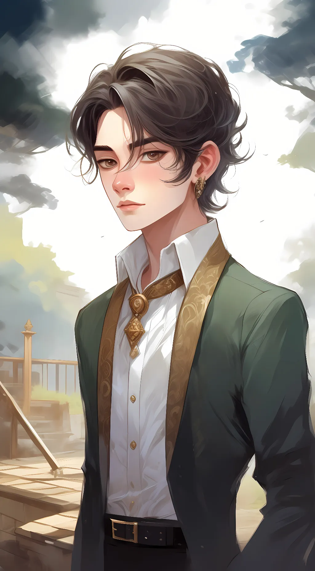 ai character: Aaron myself background