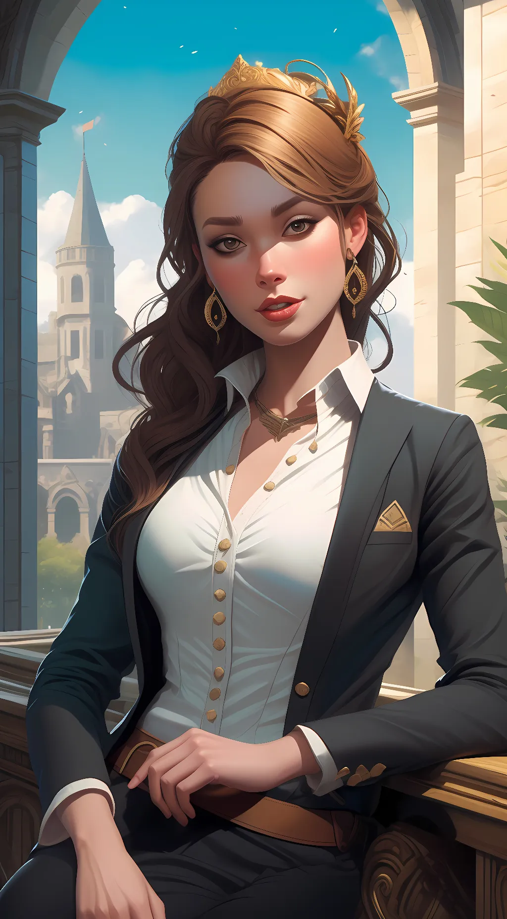 ai character: Elizabeth Mays background