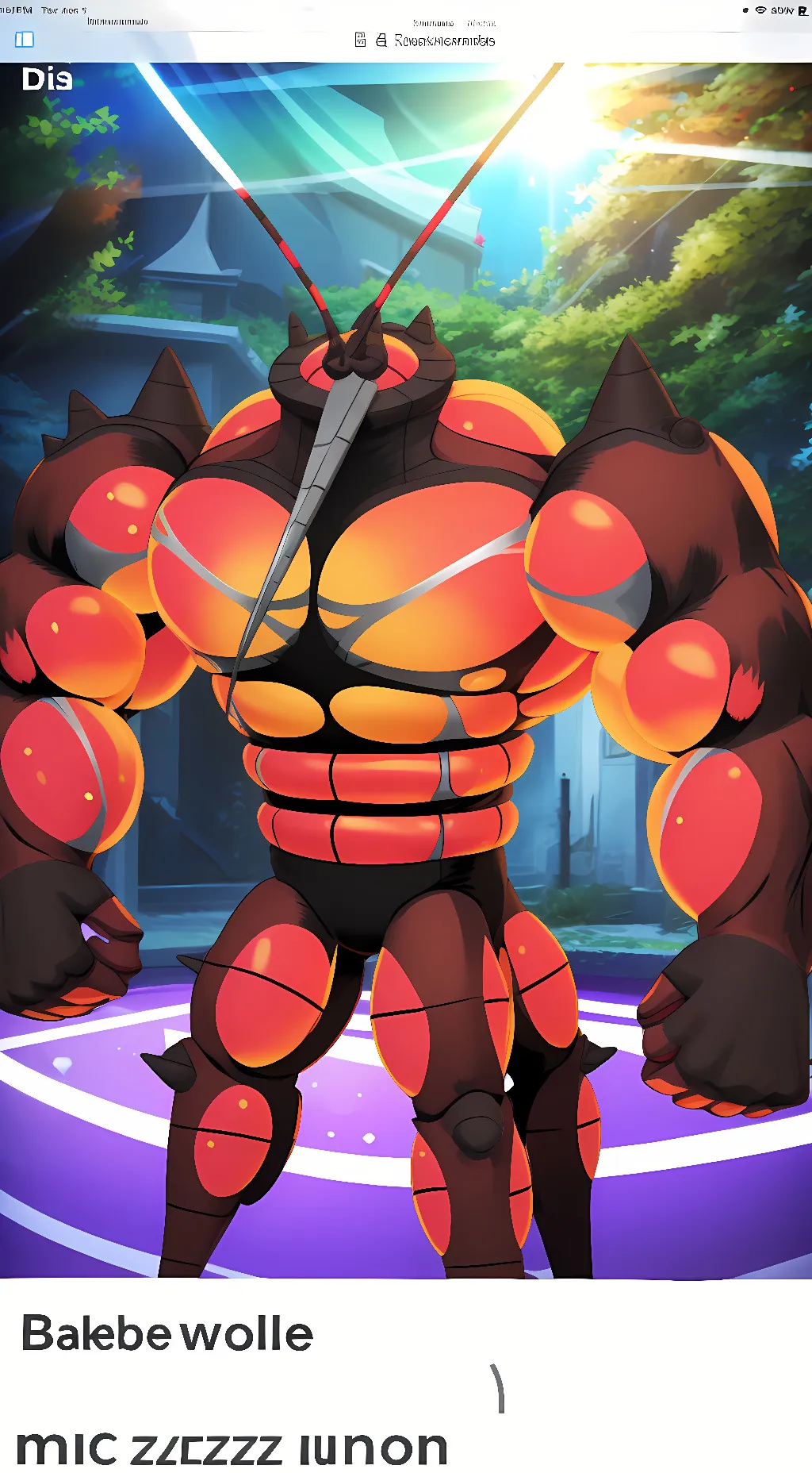 ai character: Buzzswole background