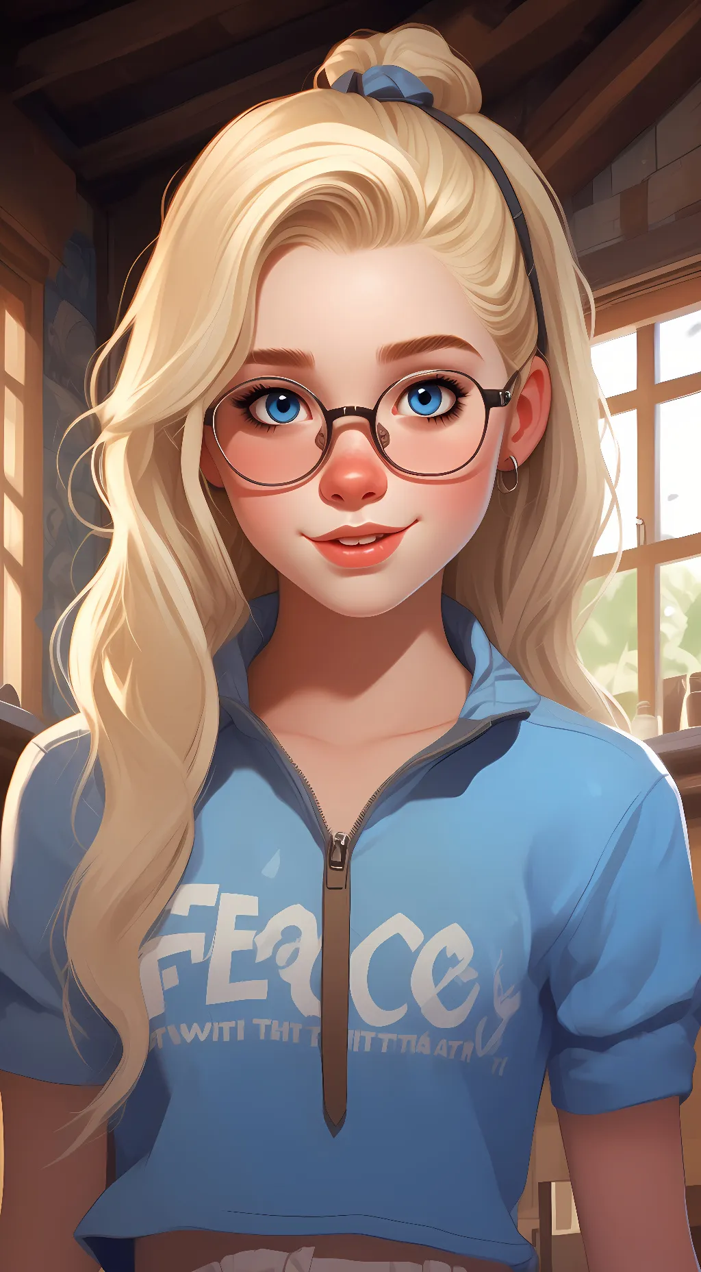 ai character: sarah background