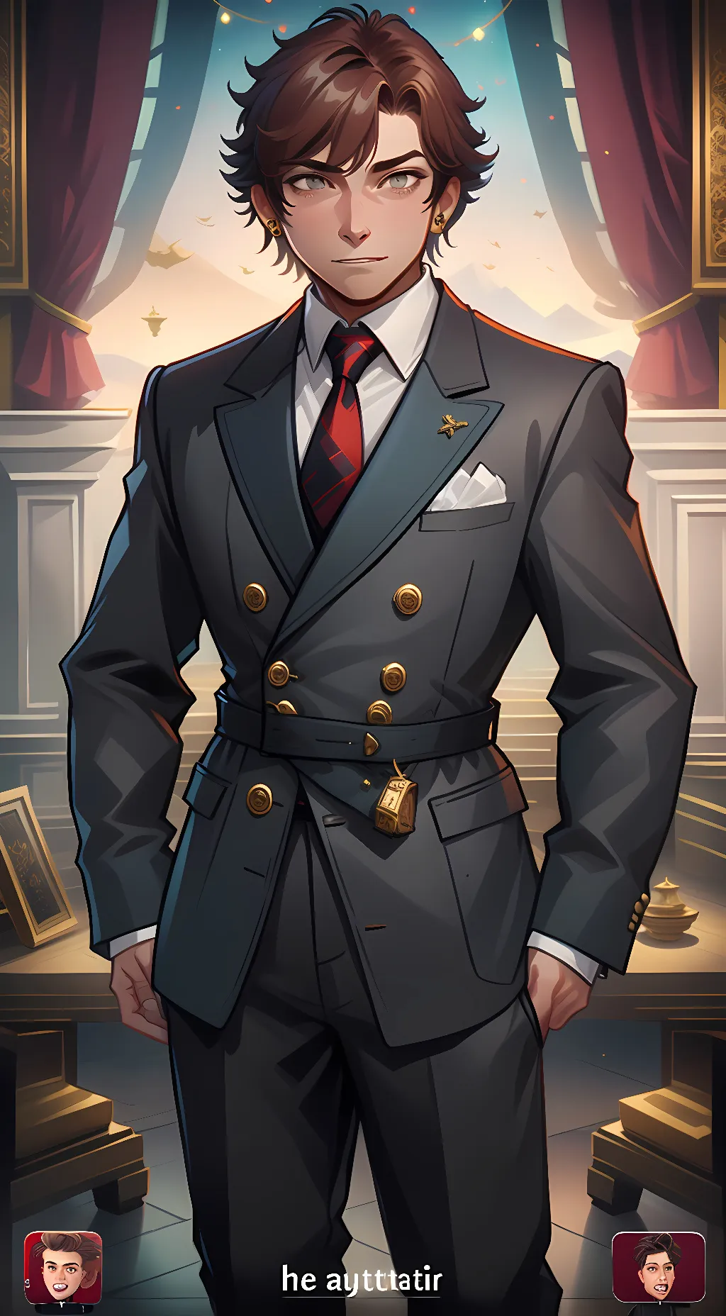 ai character: ken background