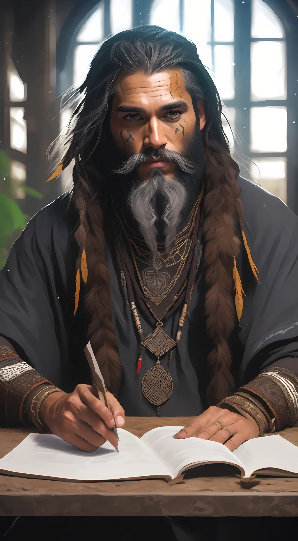 ai character: Neil Voth background