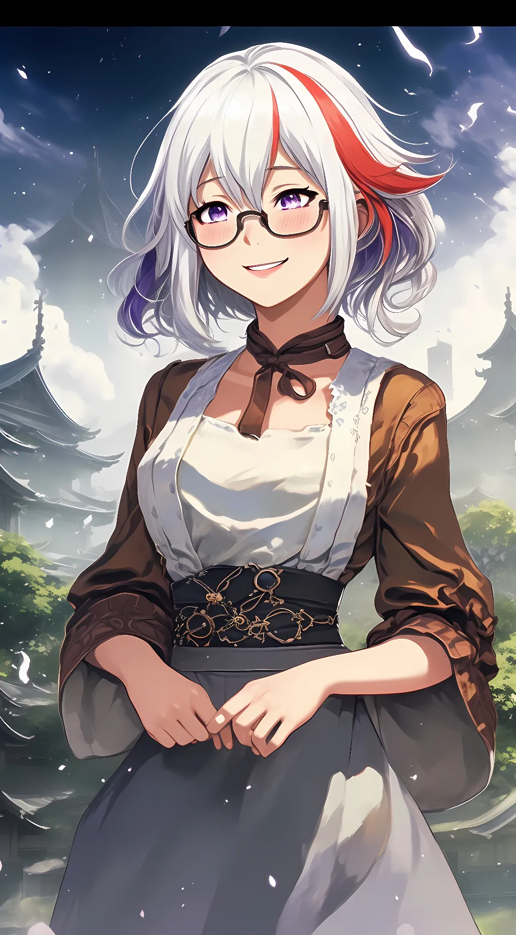 ai character: Fuyumi todoroki background