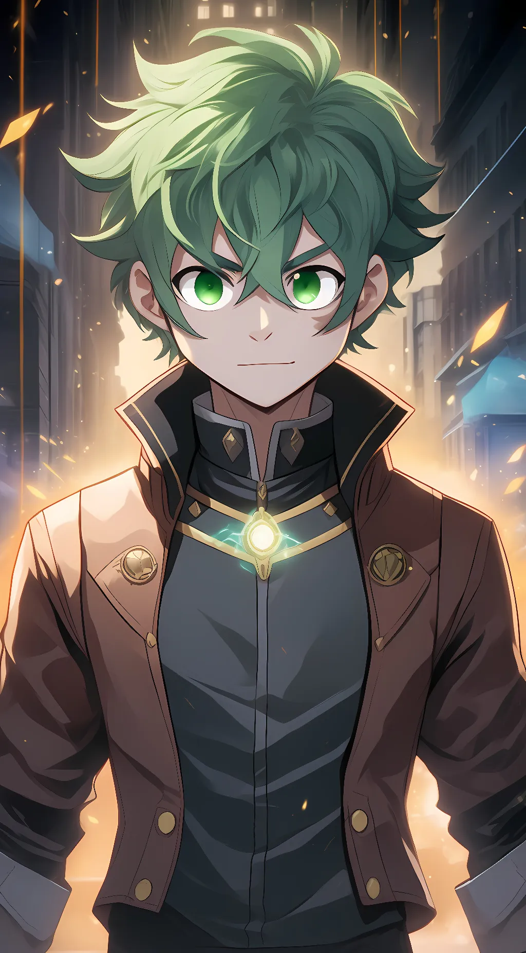 ai character: deku background