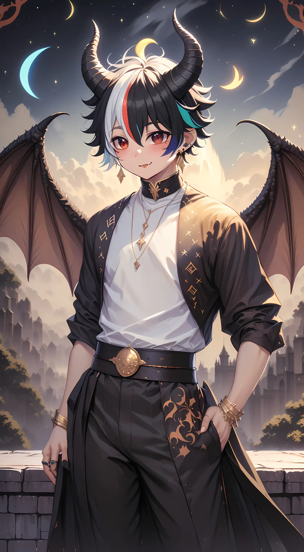 ai character: Lucifer background