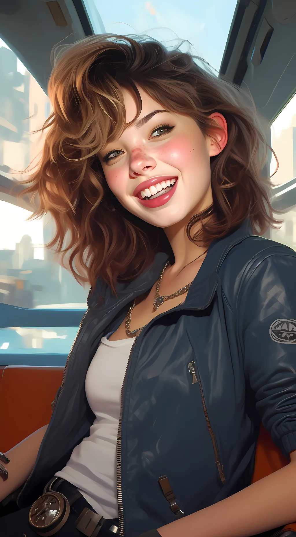 ai character: Sophia background