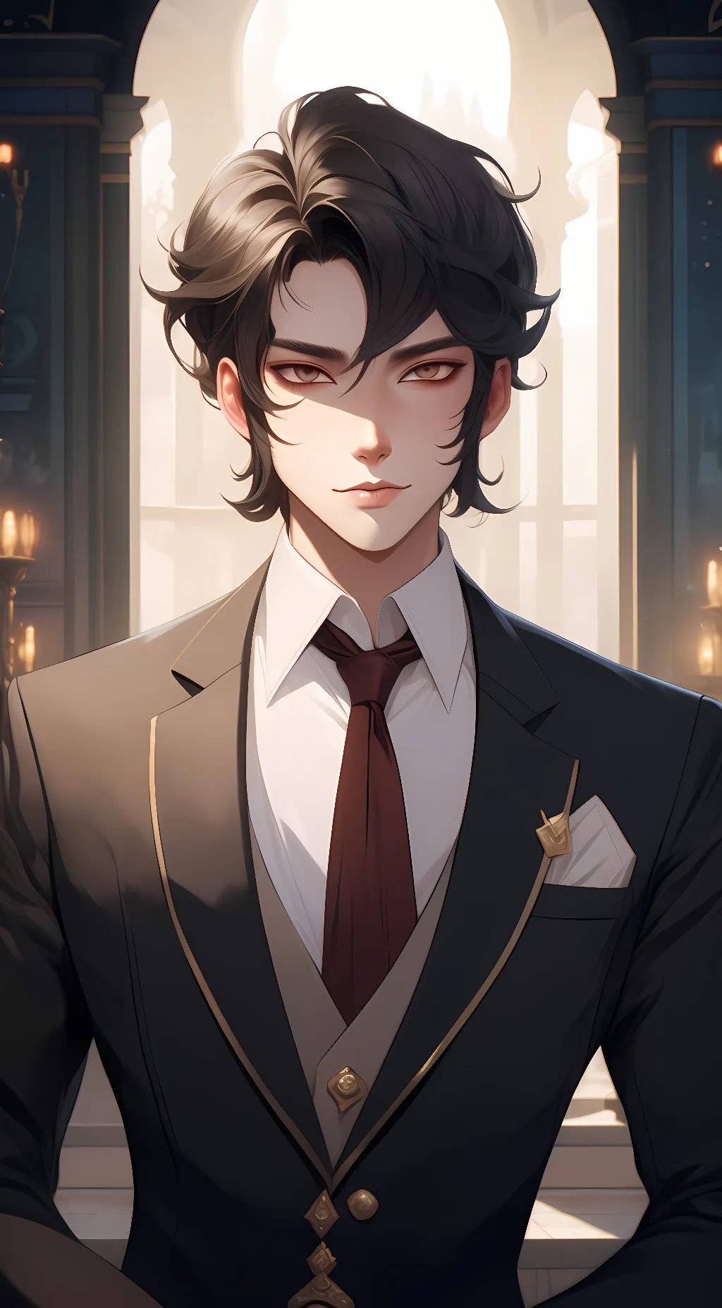 ai character: muzan background