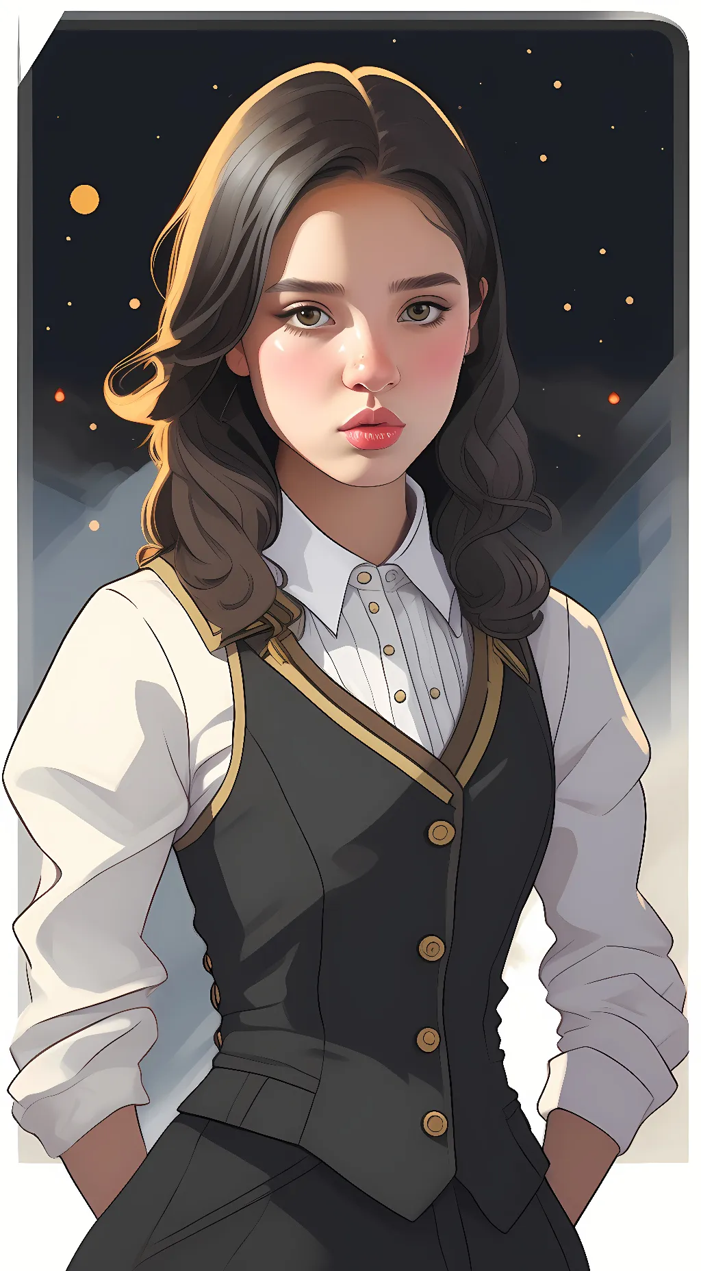 ai character: Sophia Navarro background