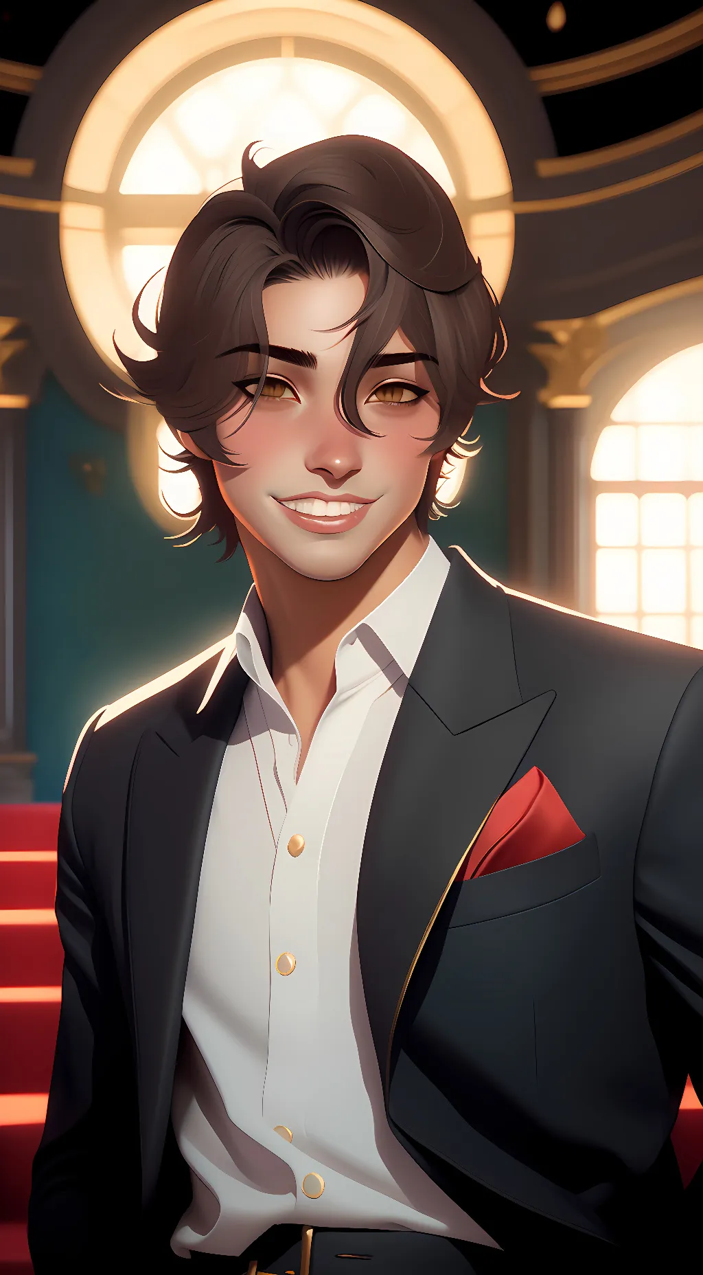 ai character: Micheal Afton  background